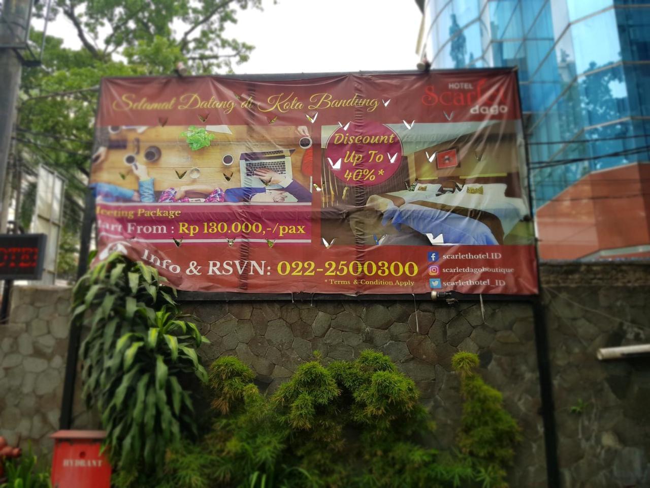 Scarlet Dago Hotel Bandung Dış mekan fotoğraf